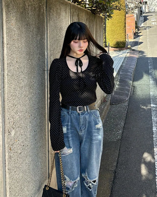 Vintage wide-fit denim pants