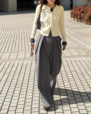 Ribbon Wrap Slacks