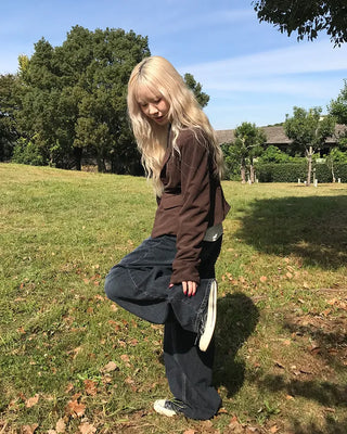 Corduroy short tailored jacket