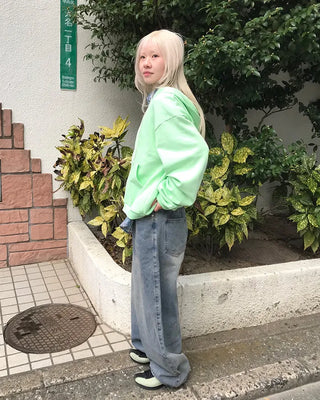 Vintage Washed Denim Pants