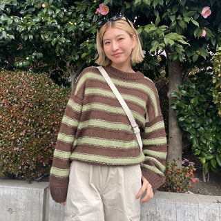 Unique striped knit