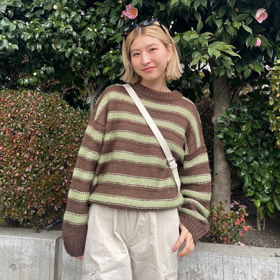 Unique striped knit