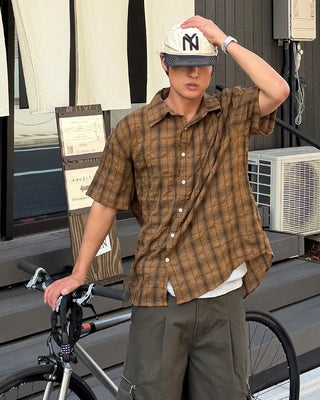 Tartan Check Half-Sleeve Shirt