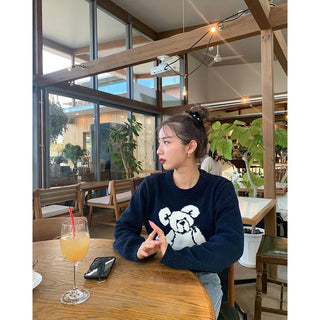 Bear Cropped Knit
