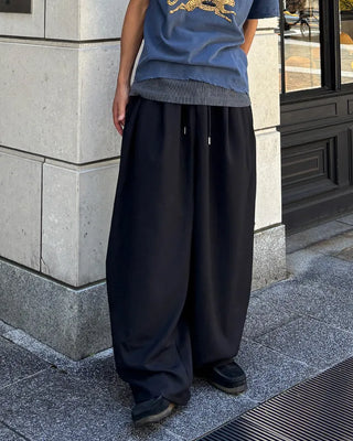 Double Pintuck Balloon Slacks