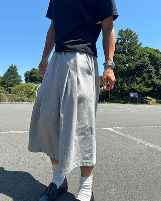 Sweat Bermuda shorts with belt loops