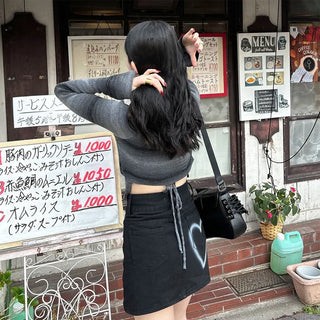 Back Ribbon Gradient Knit