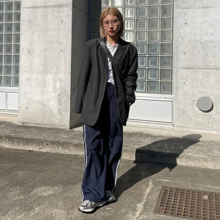 Spring Nylon Bicolor Pants