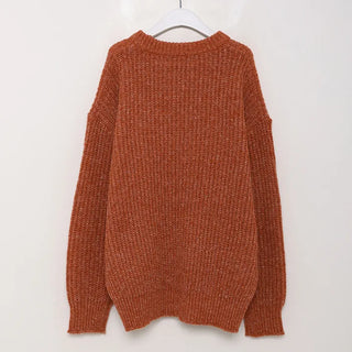(Unisex) Round Openwork Knit