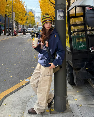 Ethnic patch hoodie