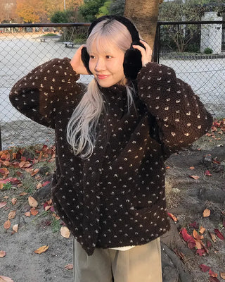 Milk fur earmuffs