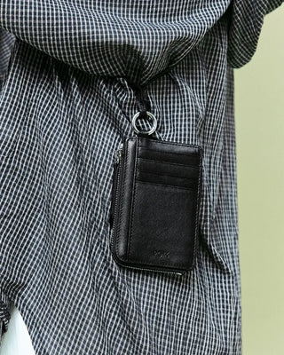 [2nd Re-release] (ORIGINAL) Strap Leather Card Wallet (black)