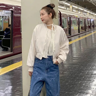 Crop Blouson Jumper