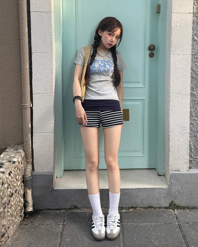 Striped shorts