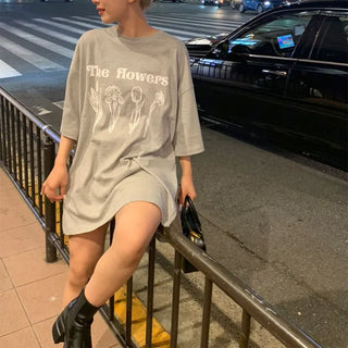 Flower print T-shirt