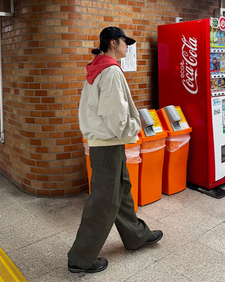 (Unisex) Drawstring Pintuck Slacks