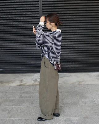 Manny Color Border Long T-Shirt