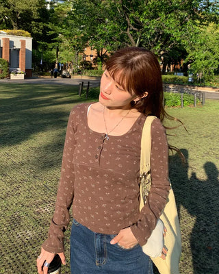 Flower Long T-shirt