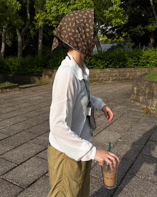 Color Button Summer Knit