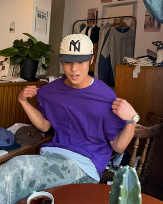 Colored cropped t-shirt