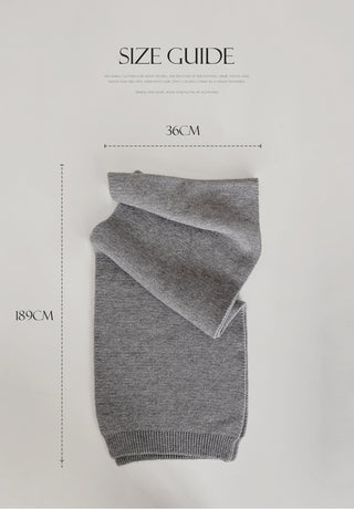 Knitted Scarf - 5 colors