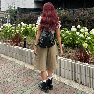 2 Circle Shoulder Backpack
