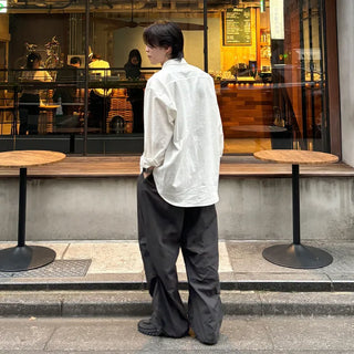 (Unisex) Wide Fit Pintuck Pants