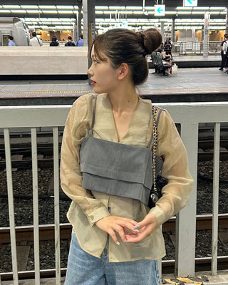 Layered Sleeve Wreath Bustier
