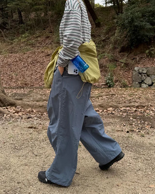 Balloon Fit Nylon Pants