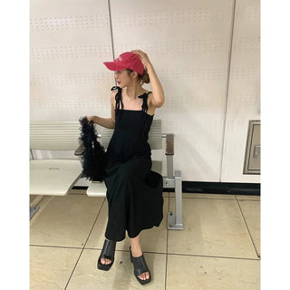 Embroidered Lettering Ball Cap