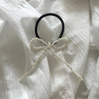 Pearl Ribbon Hair Strap
