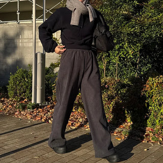 Fleece cropped half-zip pullover