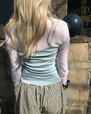 Tencel Basic Long Sleeve T-Shirt