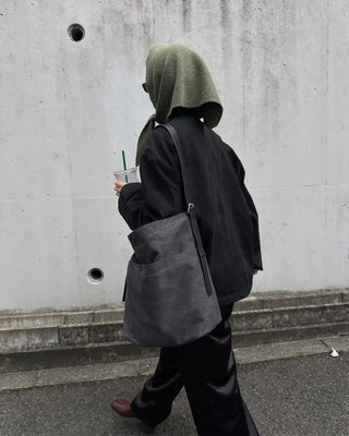 Washed pocket work jacket