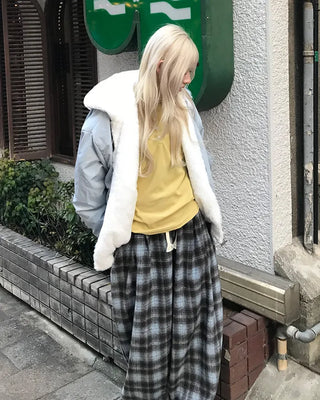 Reversible fur jacket
