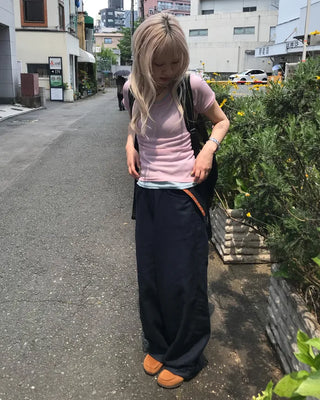 Summer Tencel Cotton Wide Pants