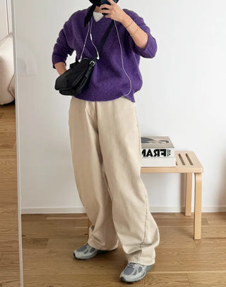 Vivid Color Brushed Knit