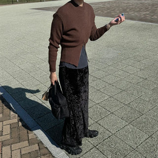 Half-zip knit