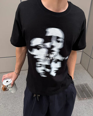 Face graphic T-shirt