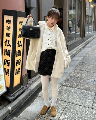 Perforated Lace Cardigan