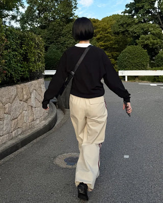 Line detail easy pants