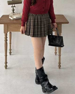 Buckle Round Mid-Calf Boots