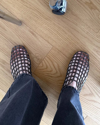 Mesh Jelly Sandals
