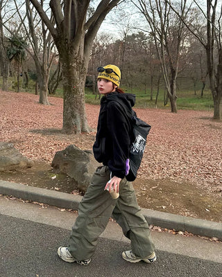 Nylon Parachute Pants