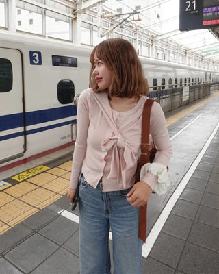 Ribbon Tie Cardigan