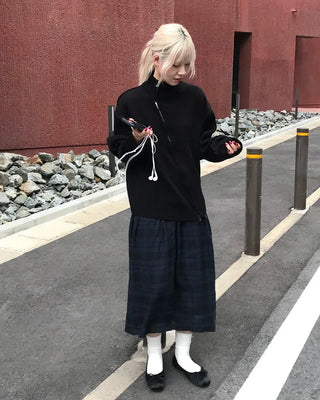 Ribbon flat shoes