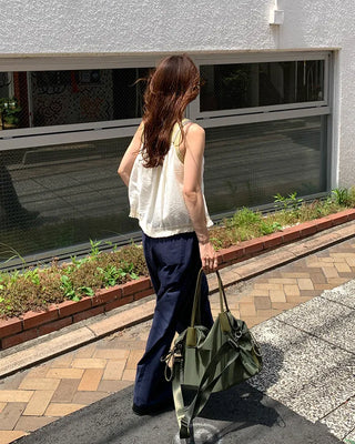 Banding Straight Pants