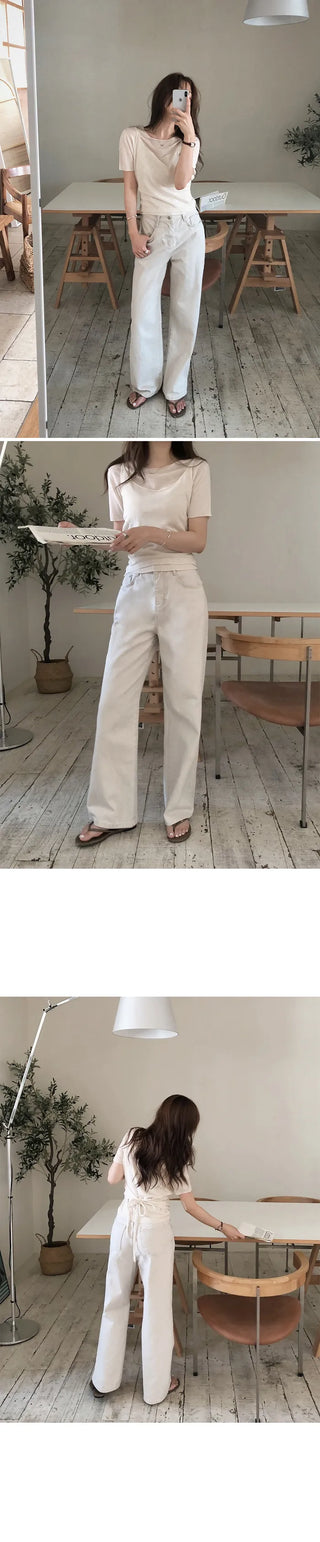 (basic/long) Denim Pants - 4 sizes