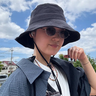String Cotton Bucket Hat