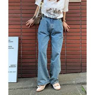Pintuck pointed denim